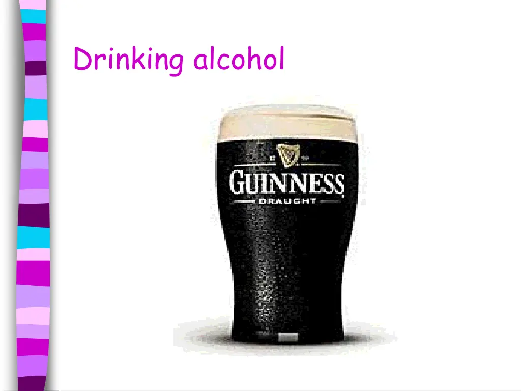 drinking alcohol