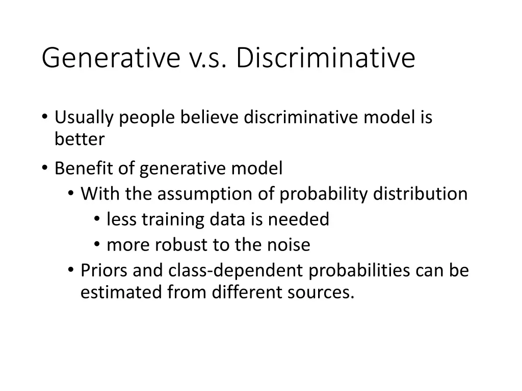 generative v s discriminative 3
