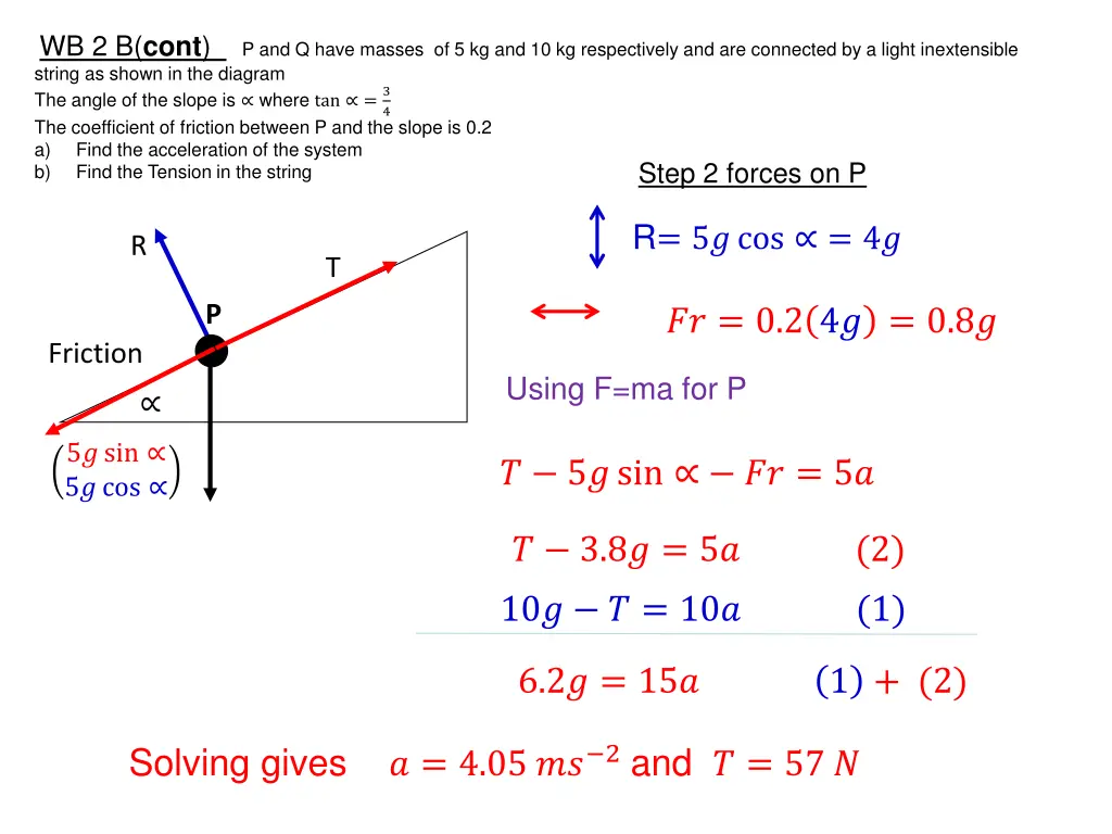 wb 2 b cont p and q have masses