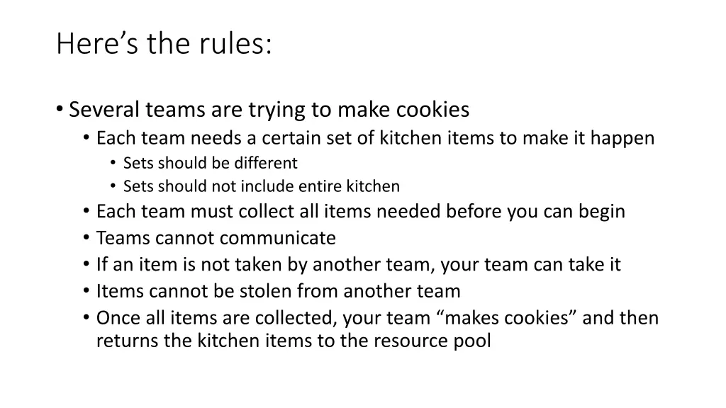 here s the rules