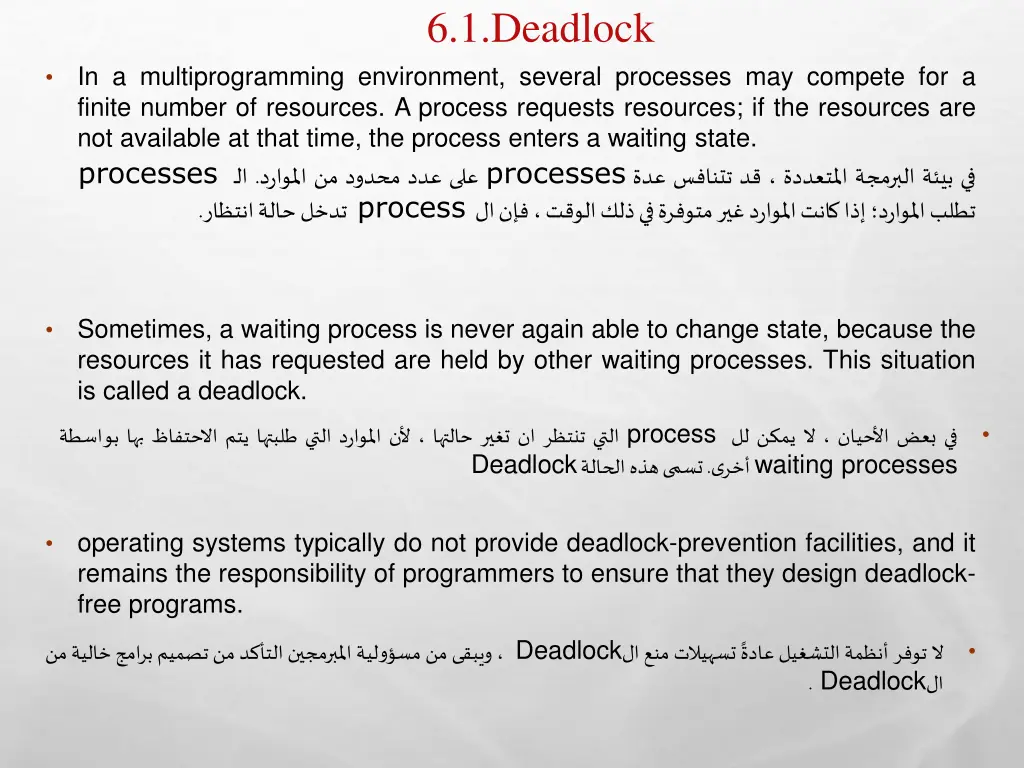 6 1 deadlock