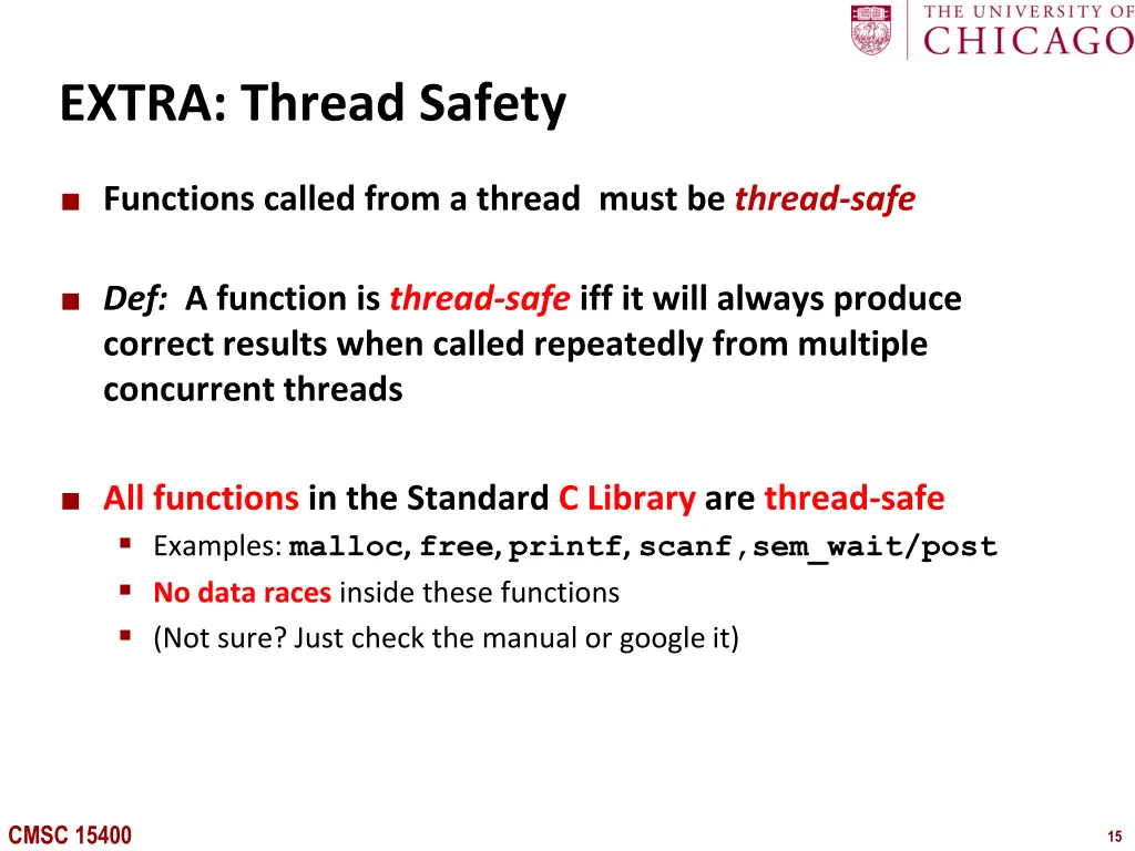 extra thread safety
