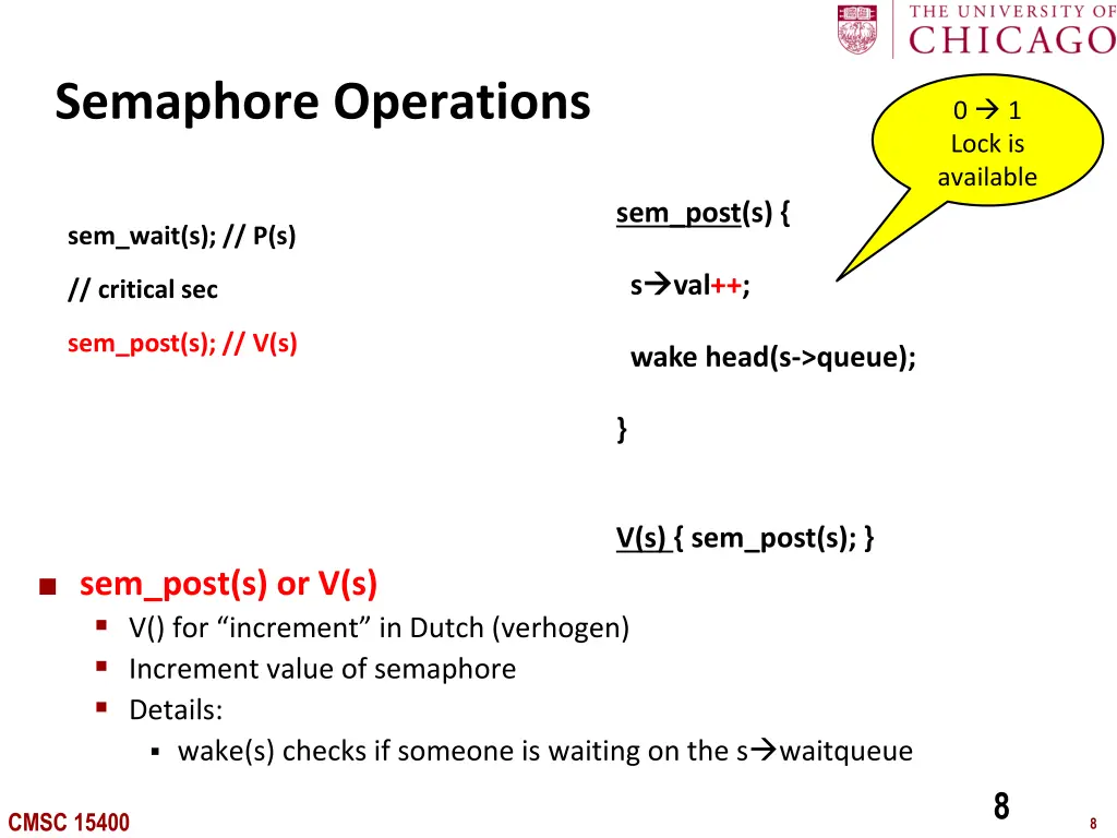 semaphore operations 1
