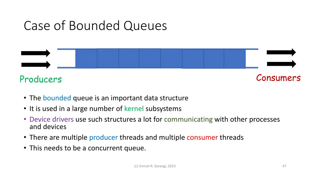 case of bounded queues