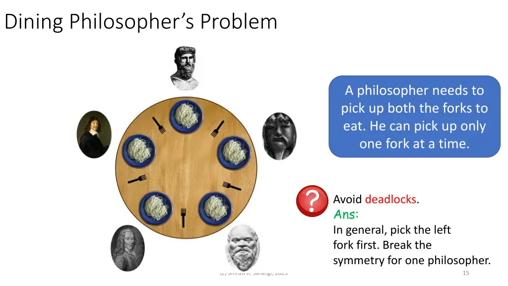 dining philosopher s problem