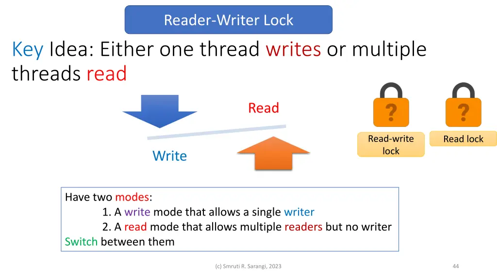 reader writer lock
