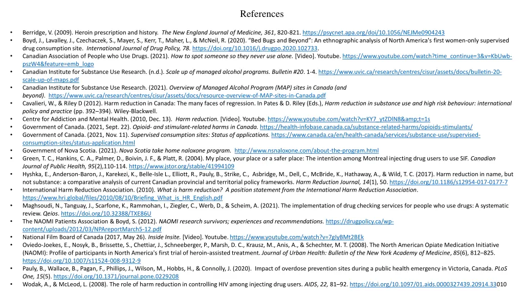 references