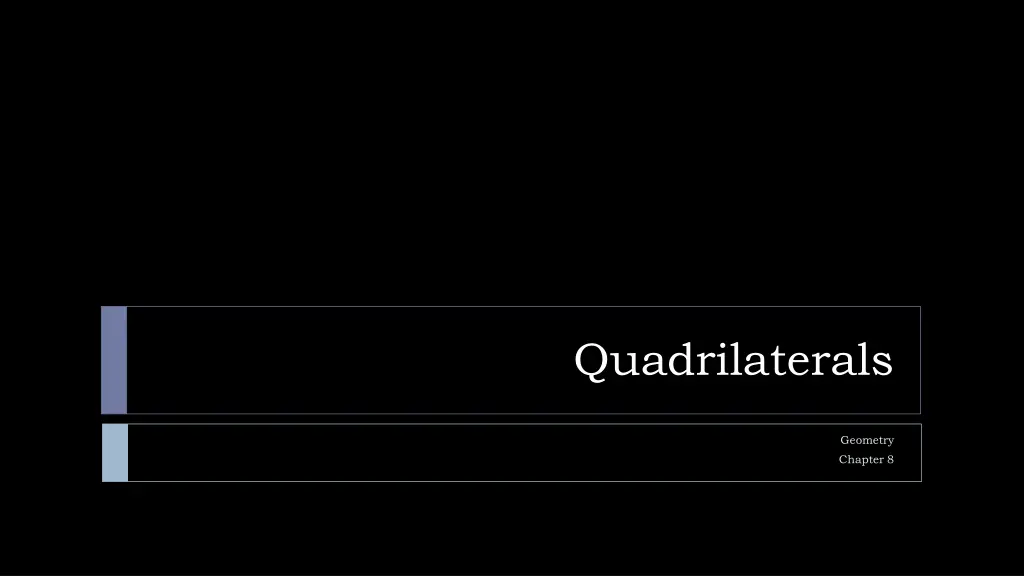 quadrilaterals
