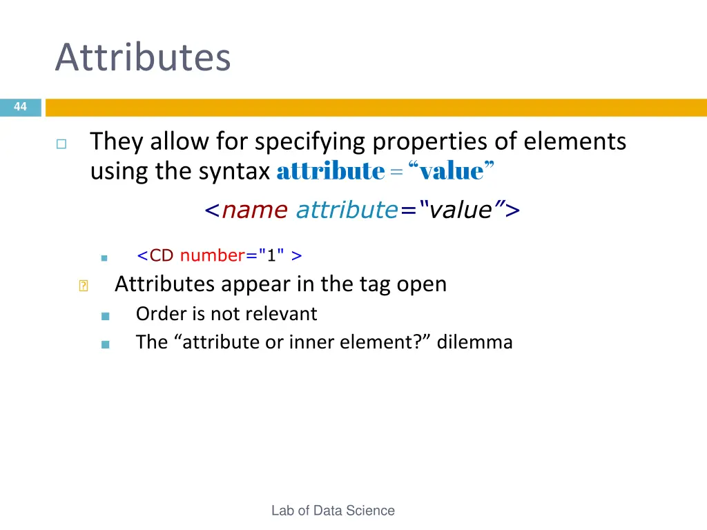 attributes