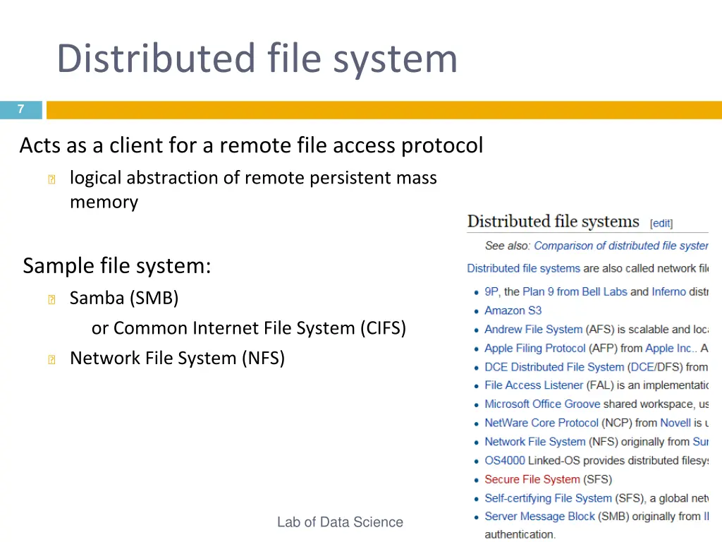 distributed file system 1