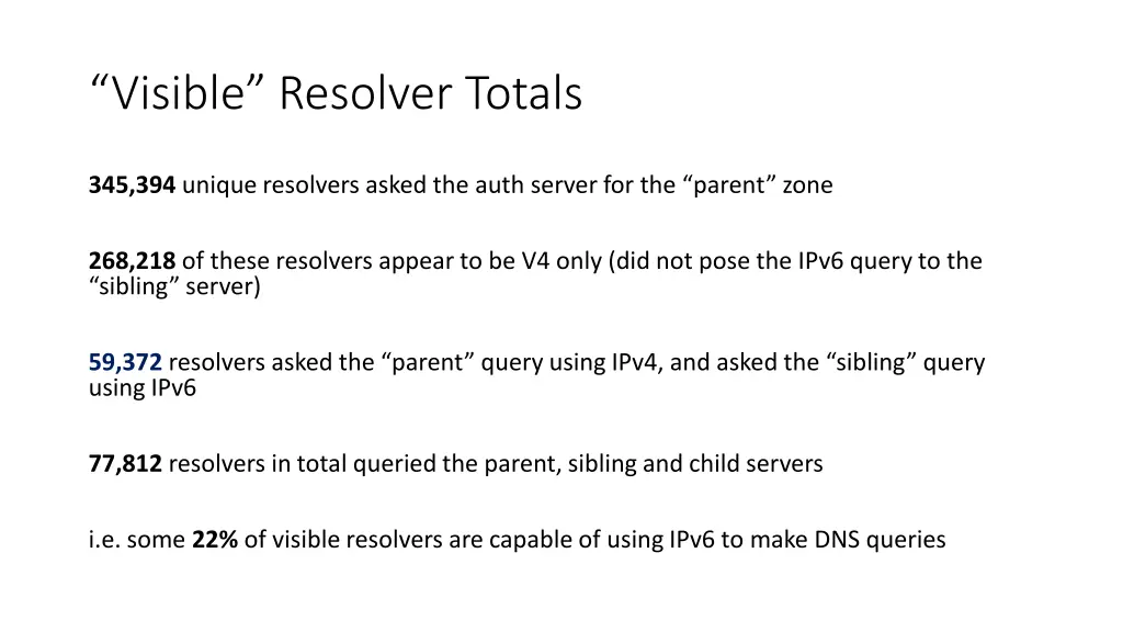 visible resolver totals