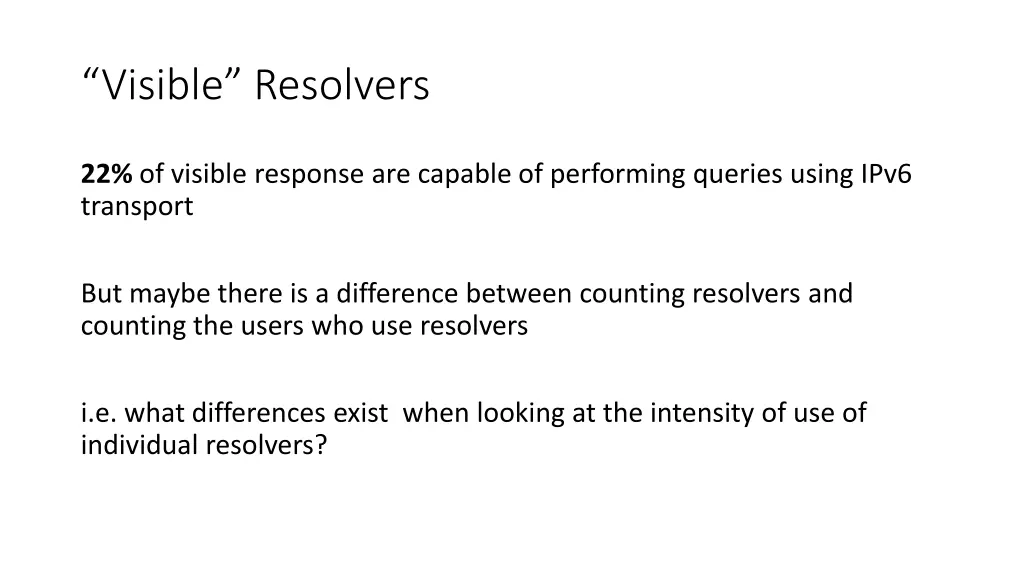 visible resolvers