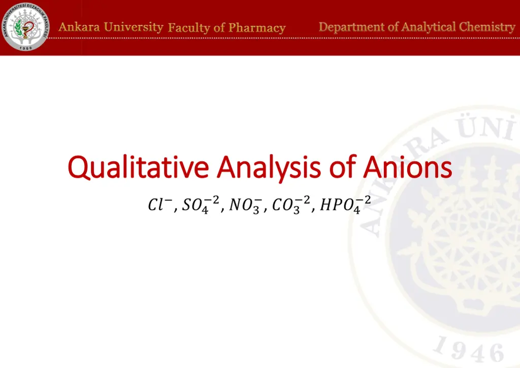 qualitative analysis of anions qualitative