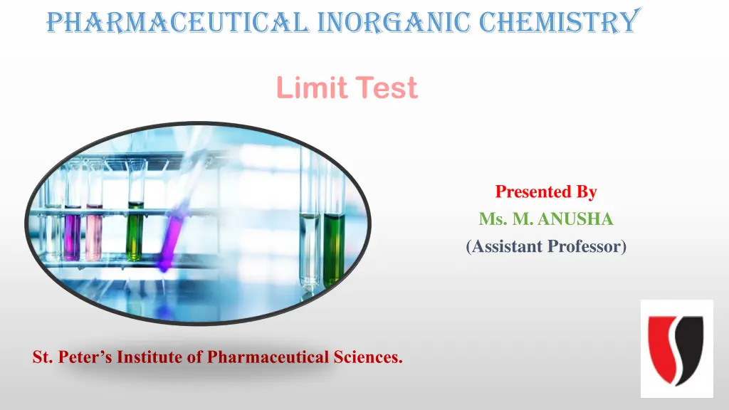 pharmaceutical inorganic chemistry