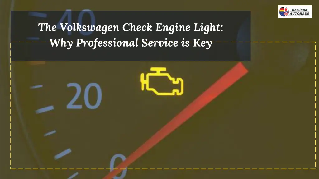 the volkswagen check engine light