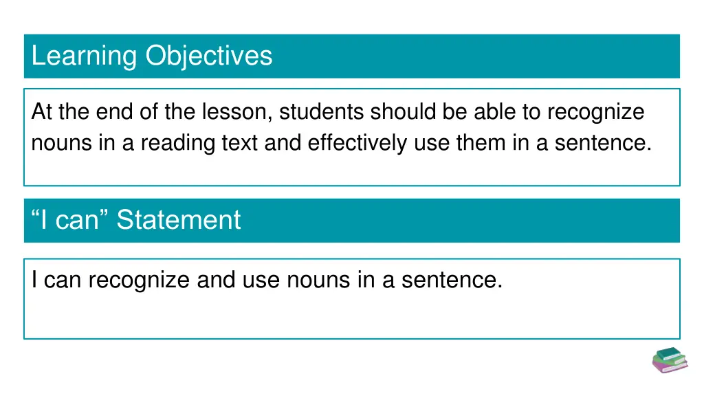 learning objectives