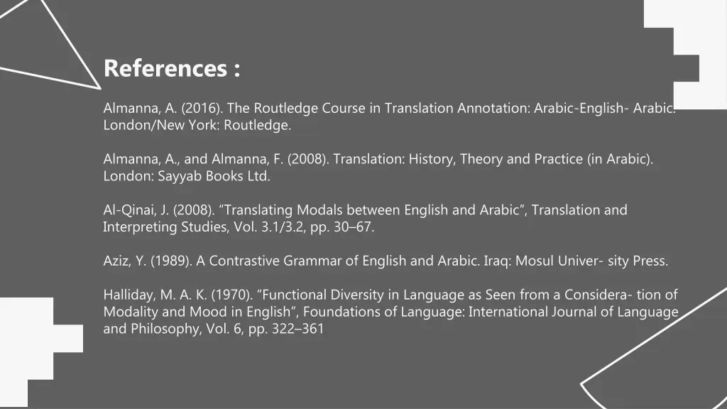 references