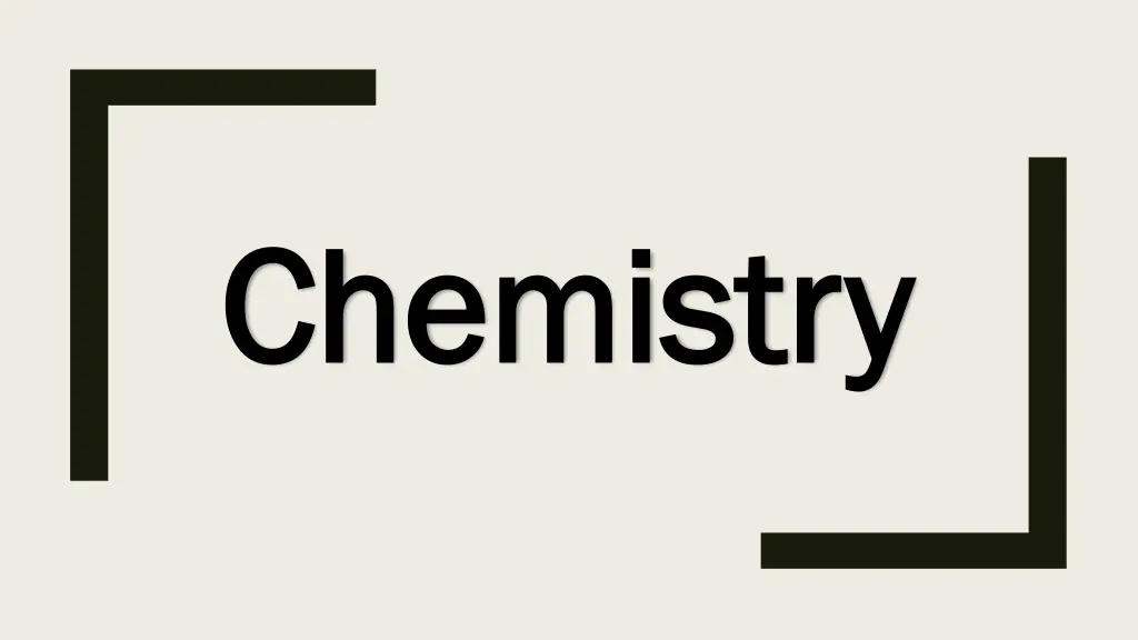 chemistry chemistry