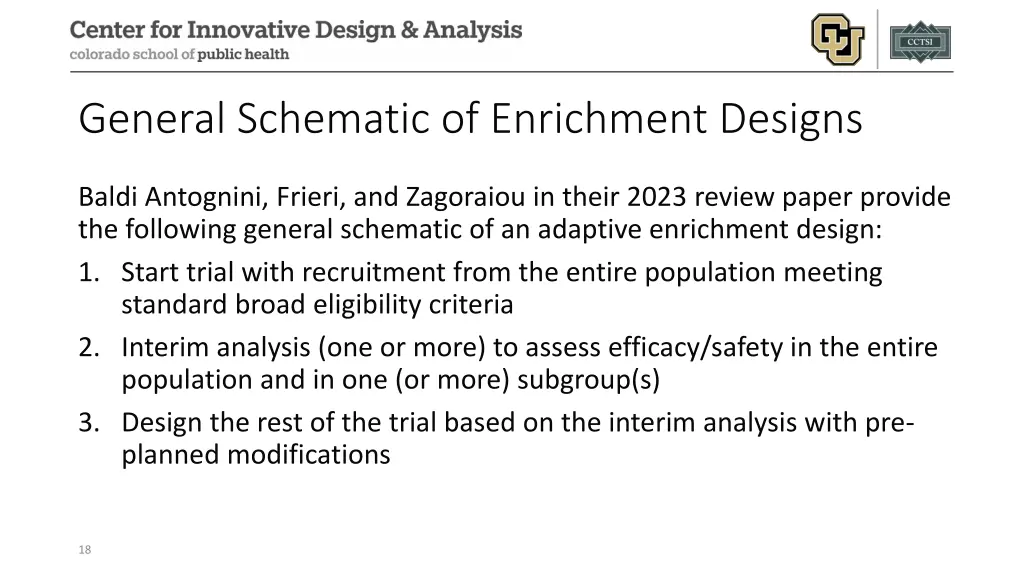 general schematic of enrichment designs