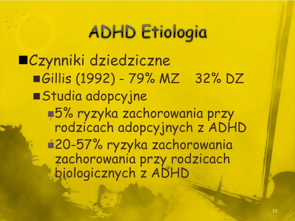 adhd etiologia
