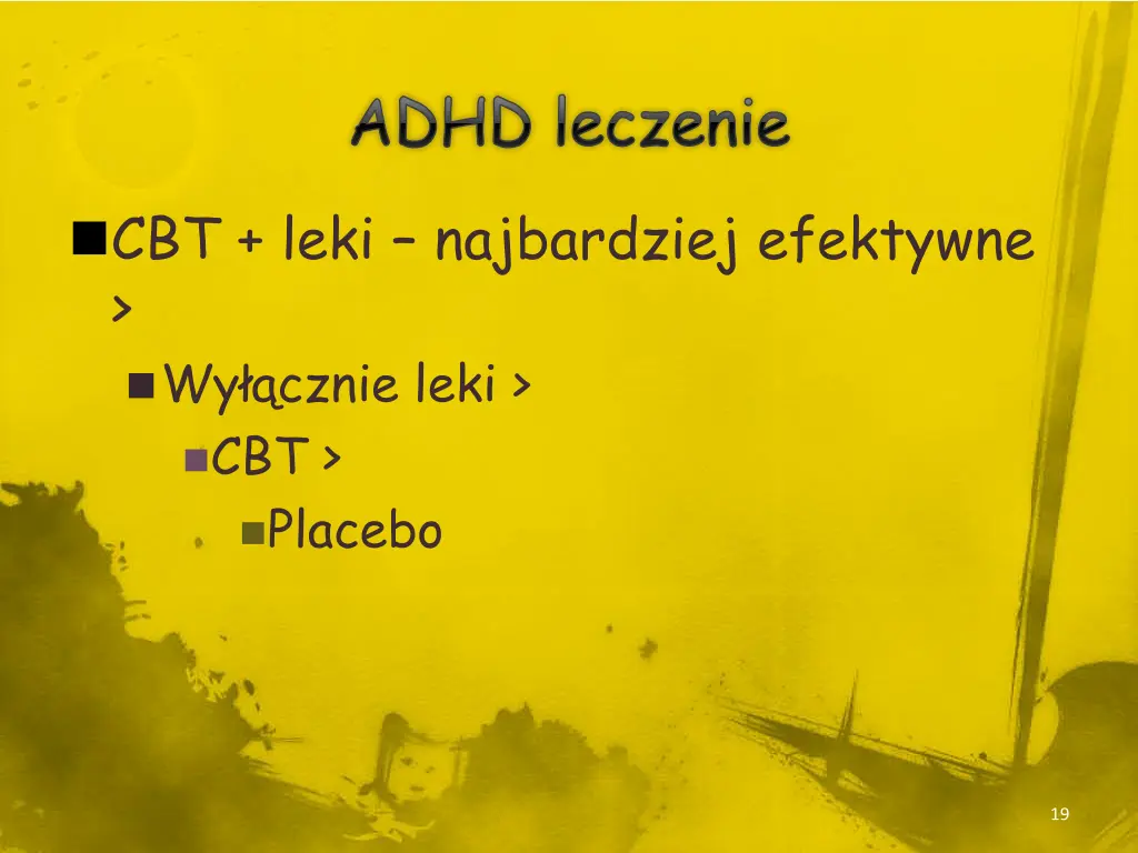 adhd leczenie