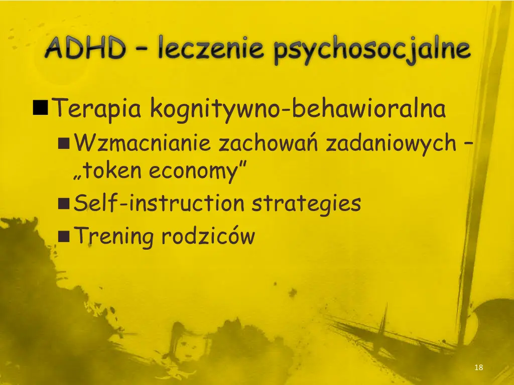 adhd leczenie psychosocjalne