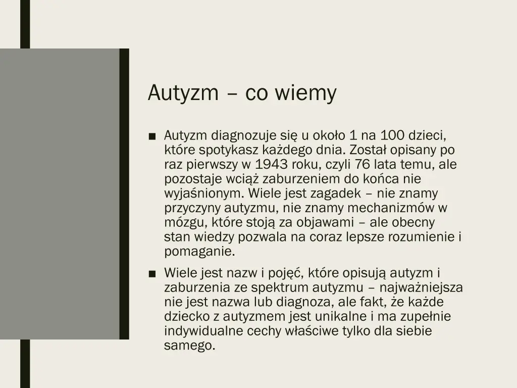 autyzm co wiemy 1