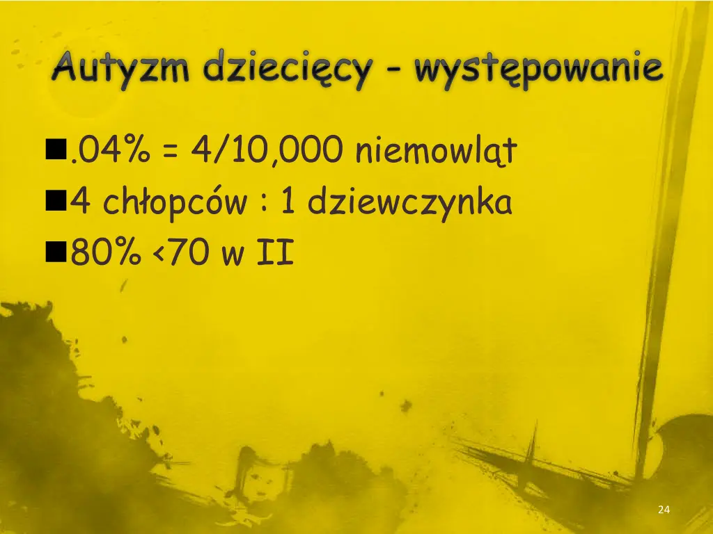 autyzm dzieci cy wyst powanie