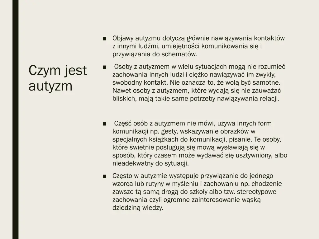 objawy autyzmu dotycz g wnie nawi zywania kontakt