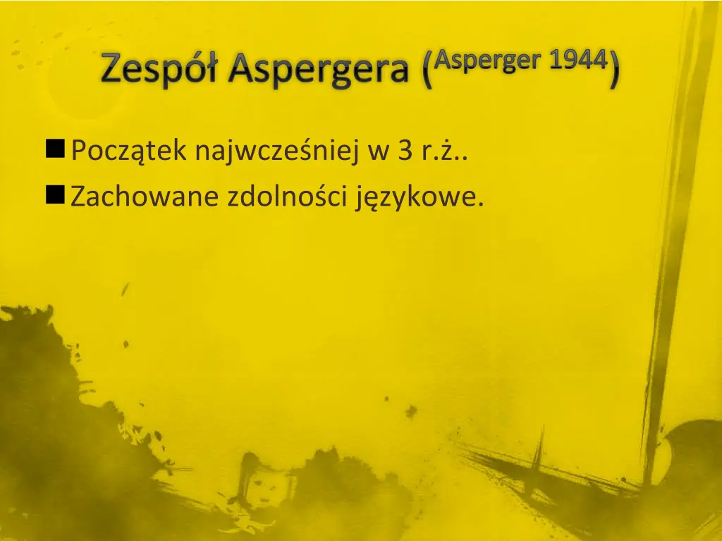 zesp aspergera asperger 1944