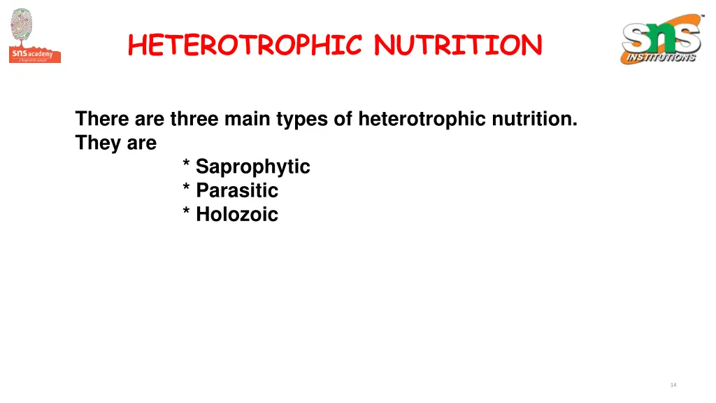 heterotrophic nutrition