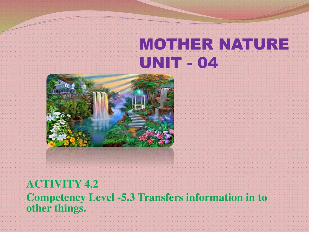 mother nature unit 04