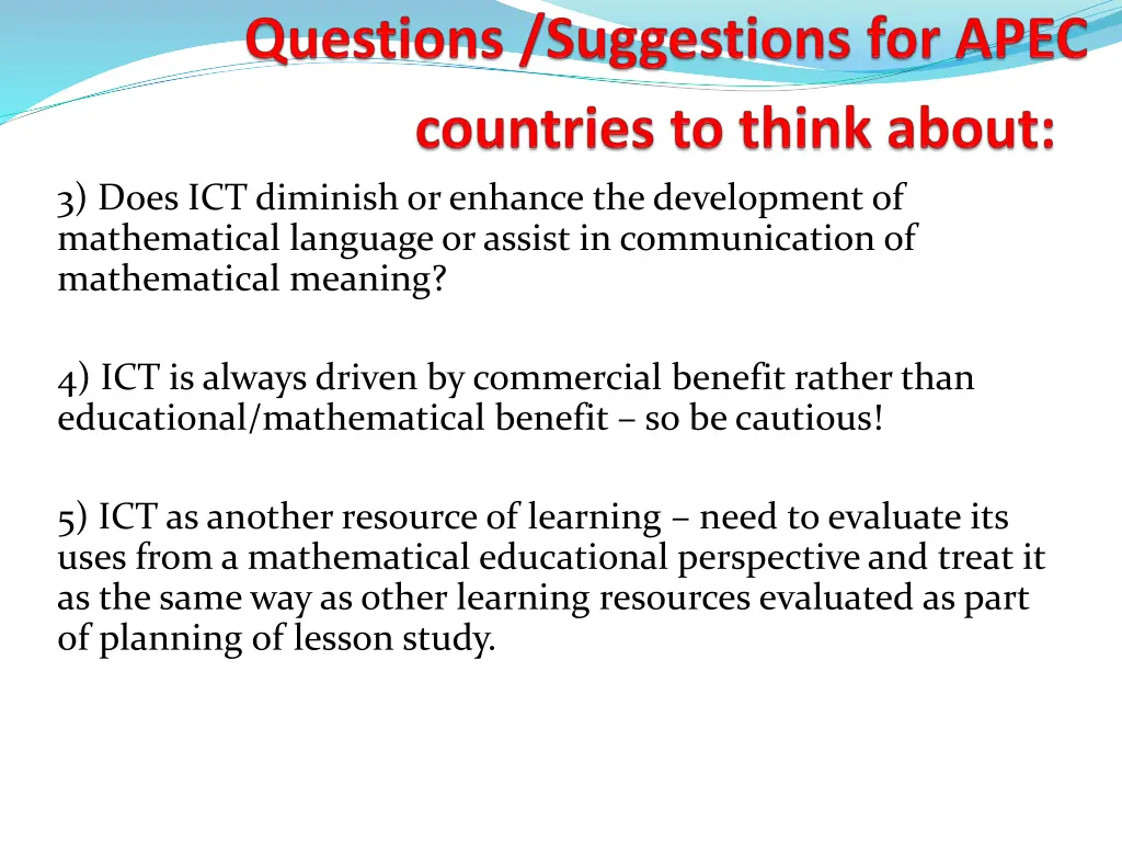 3 does ict diminish or enhance the development