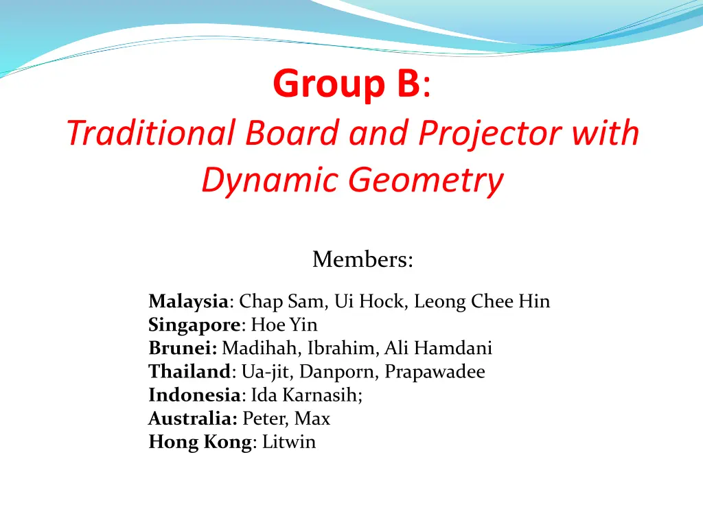 group b
