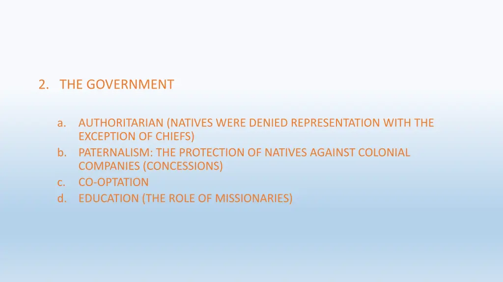 2 the government
