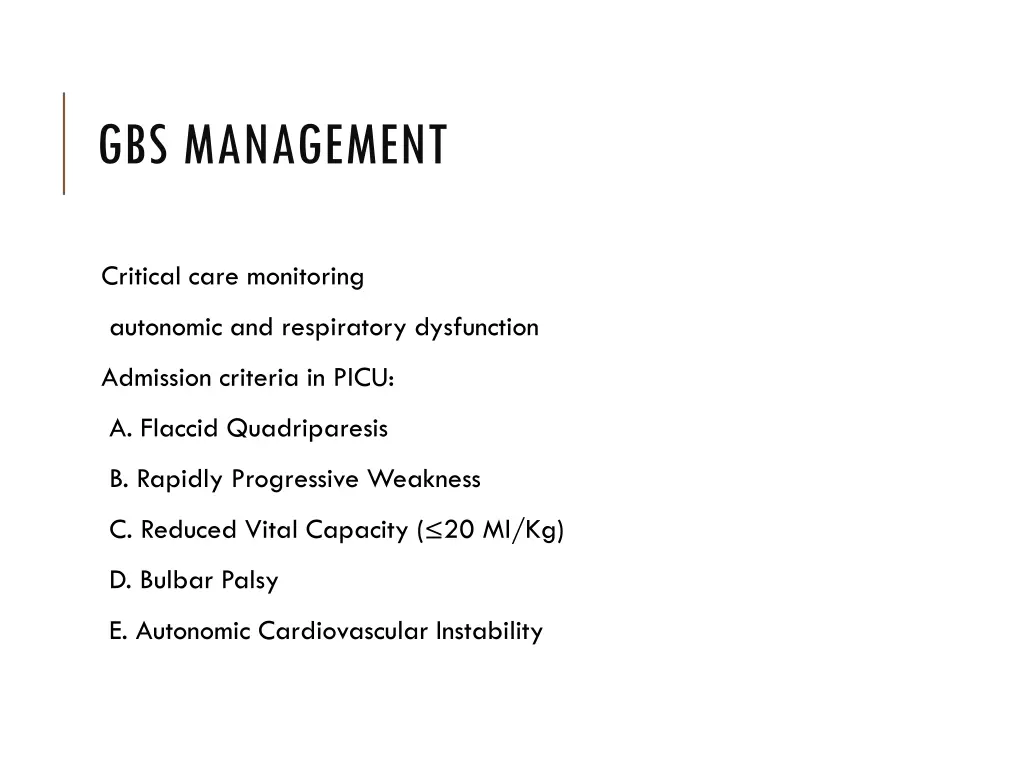 gbs management