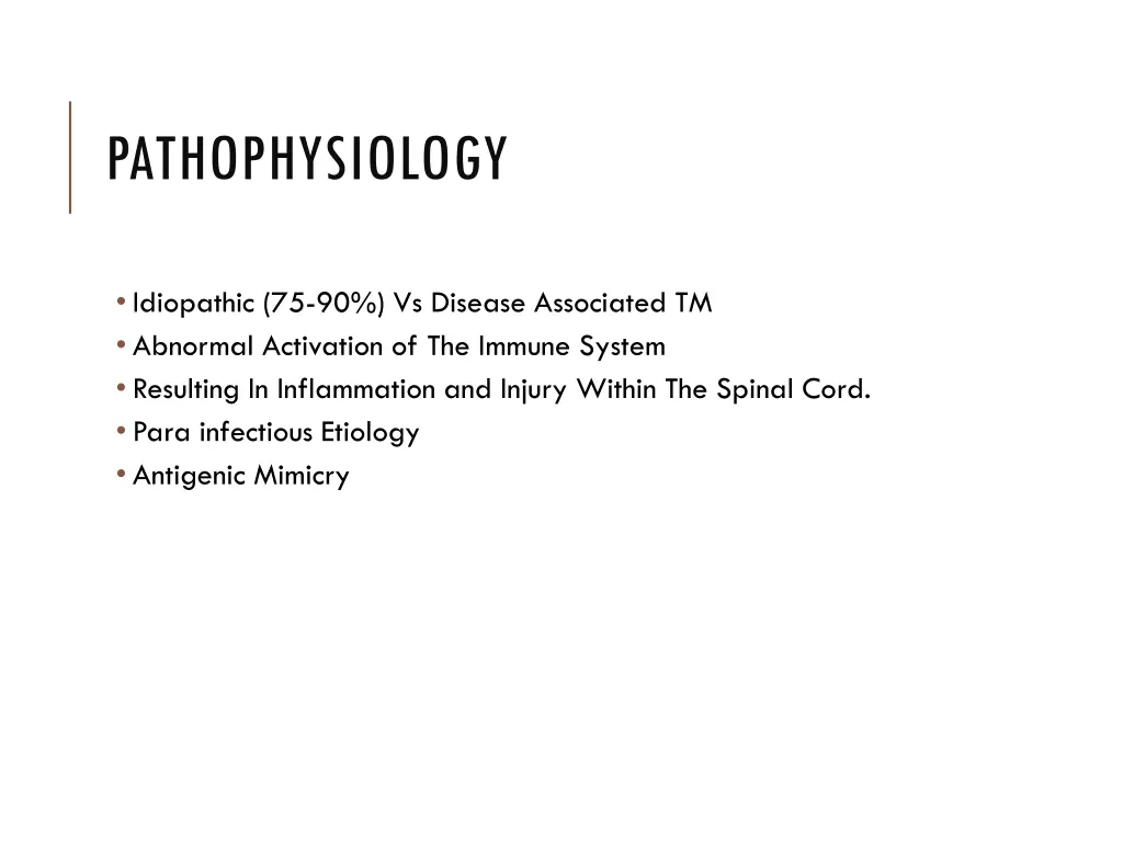 pathophysiology 1