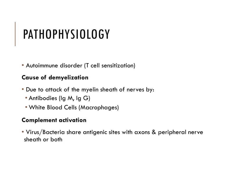 pathophysiology