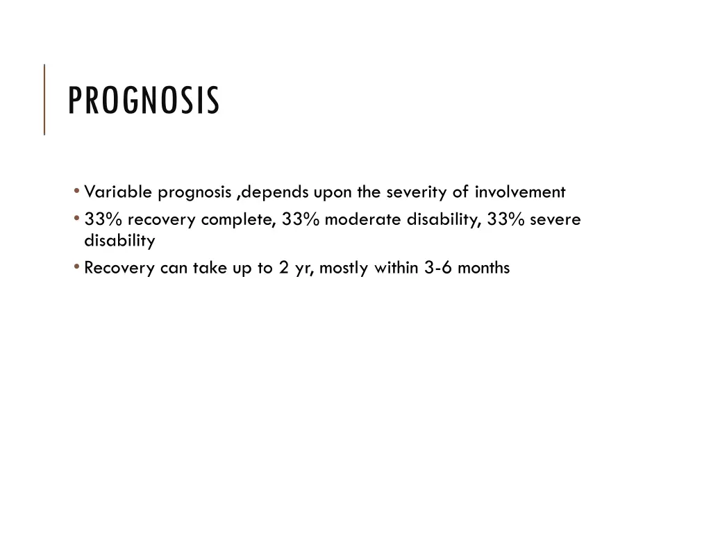 prognosis