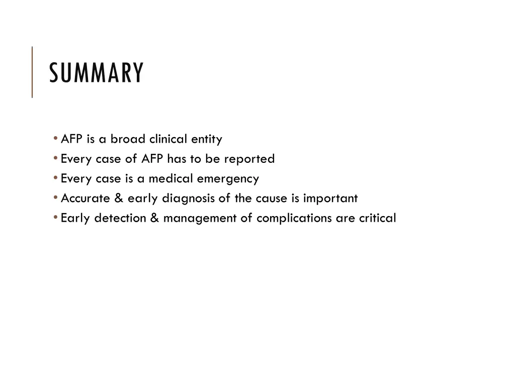 summary