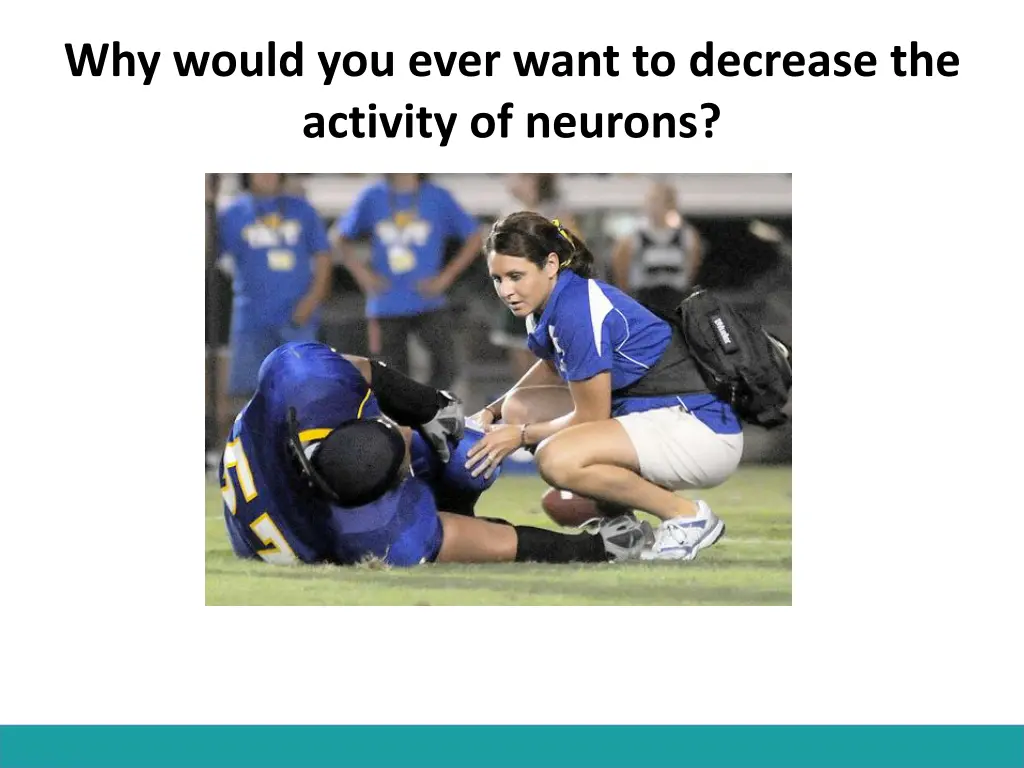 why would you ever want to decrease the activity