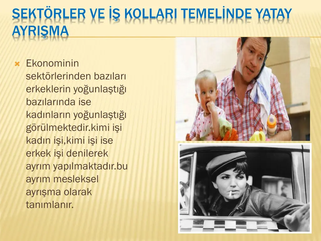 sekt rler ve kollari temel nde yatay ayri ma