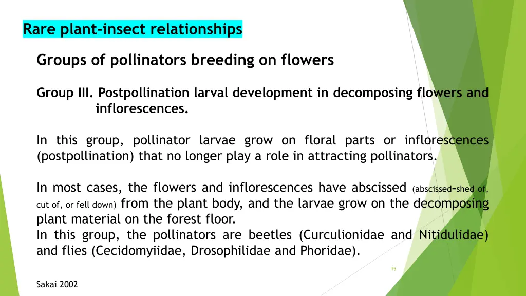 rare plant insect relationships 11