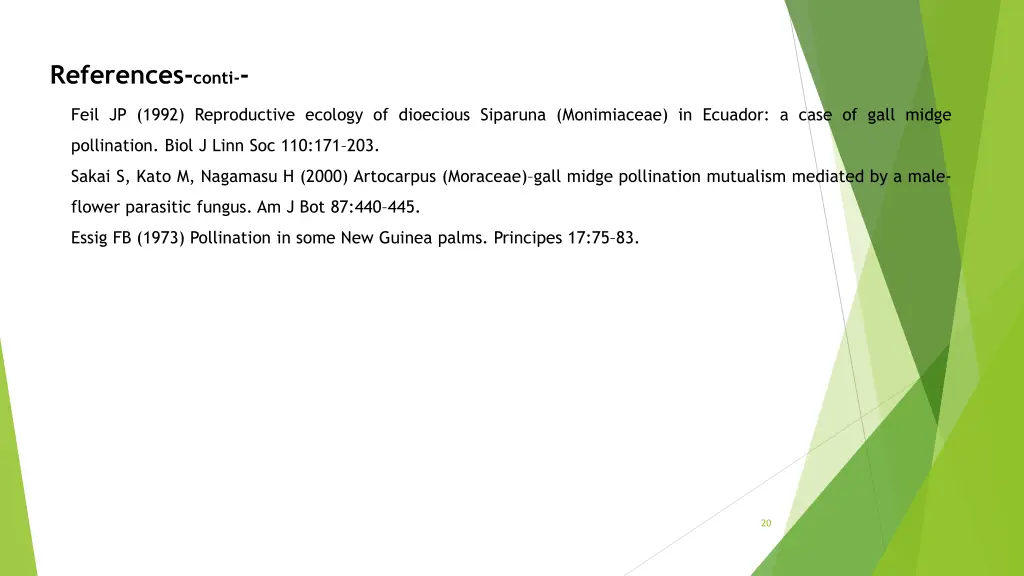 references conti 1