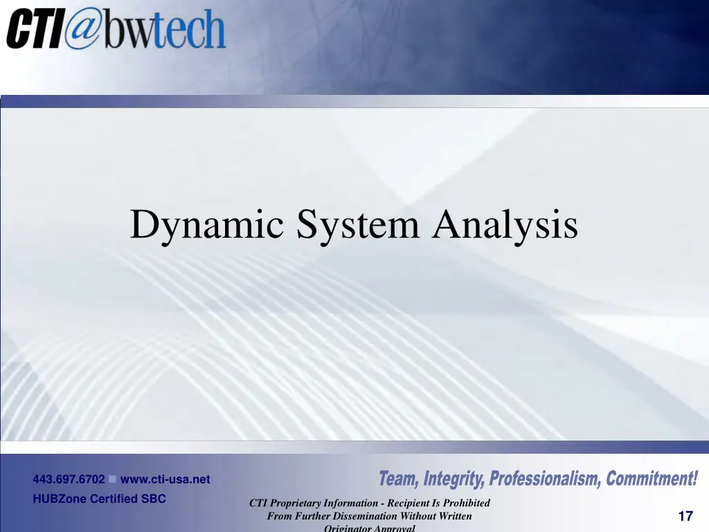 dynamic system analysis