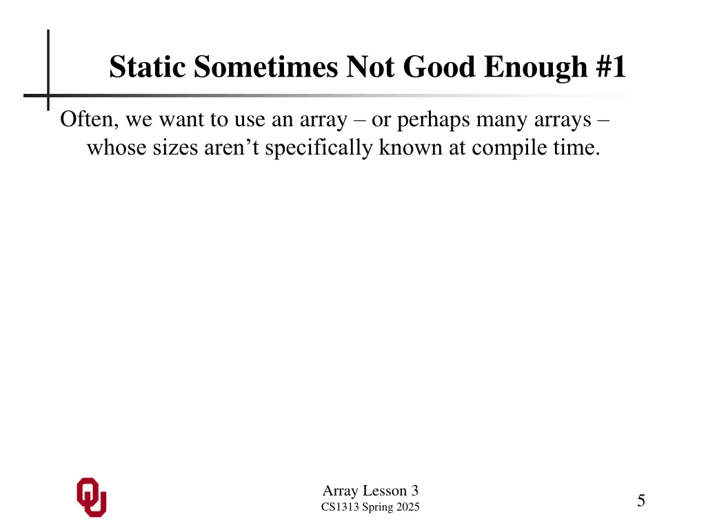 static sometimes not good enough 1