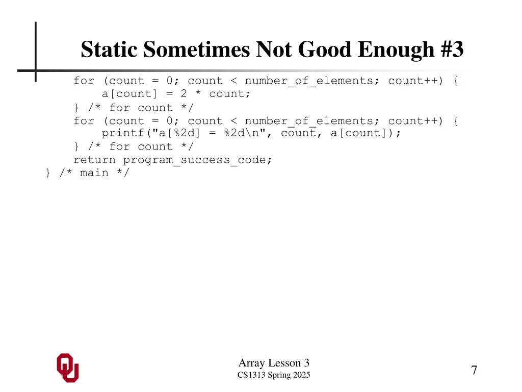 static sometimes not good enough 3