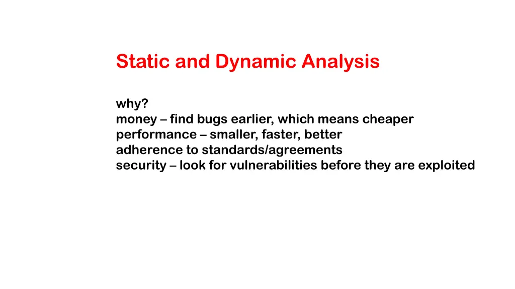 static and dynamic analysis 1