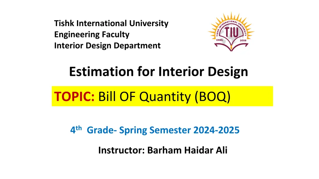 tishk international university engineering