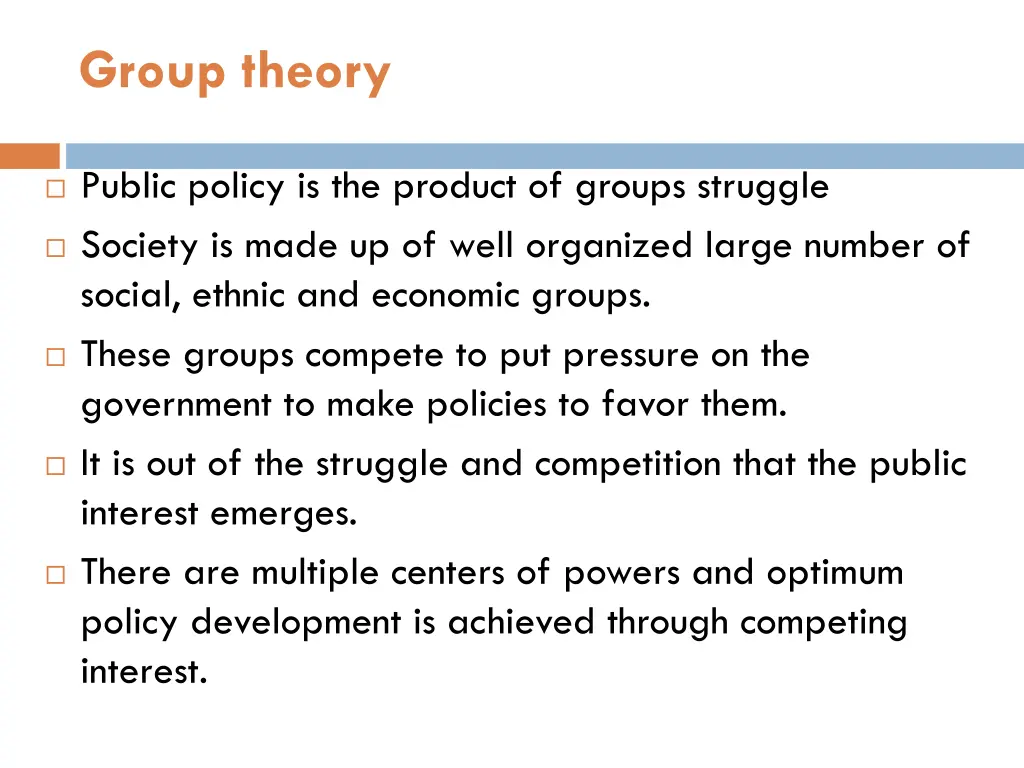 group theory